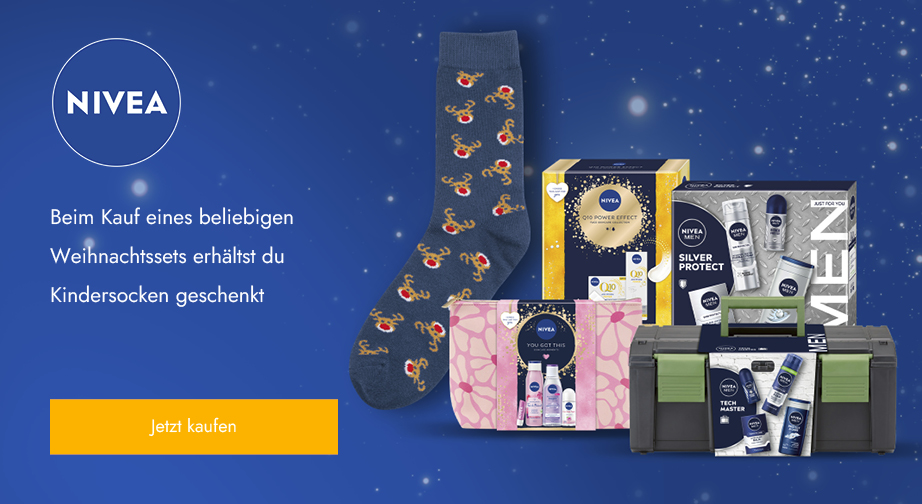 Beim Kauf eines beliebigen Weihnachtssets erhältst du Kindersocken geschenkt