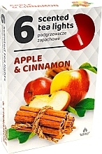 Teekerzen Apfel und Zimt 6 St. - Admit Scented Tea Light Apple & Cinnamon — Bild N1