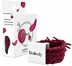 Düfte, Parfümerie und Kosmetik Haargummi bordeaux red 4 St. - Bellody Original Hair Ties