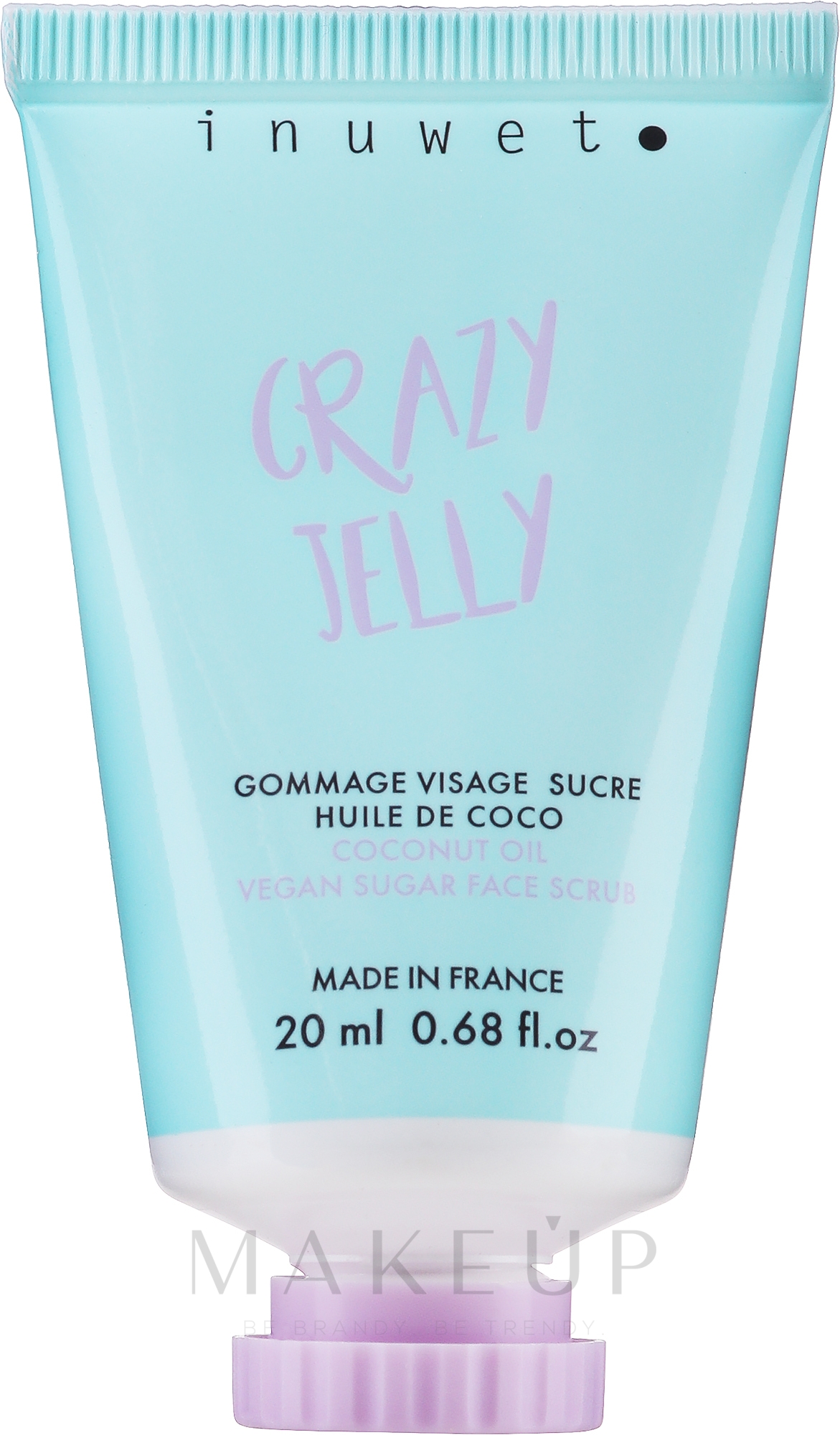 Gesichtspeeling - Inuwet Crazy Jelly Monoi & Coconut Oil Face Peeling Scrub — Bild 20 ml