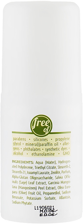 Deo Roll-on mit Kräuter - Aphrodite Olive Oil Roll-On Deodorant Herbal Sage — Bild N2