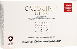 Düfte, Parfümerie und Kosmetik Wiederherstellendes Lotion-Konzentrat zum Haarwachstum für Männer 200 - Crescina Re-Growth HFSC 100% + Crescina Anti-Hair Loss HSSC
