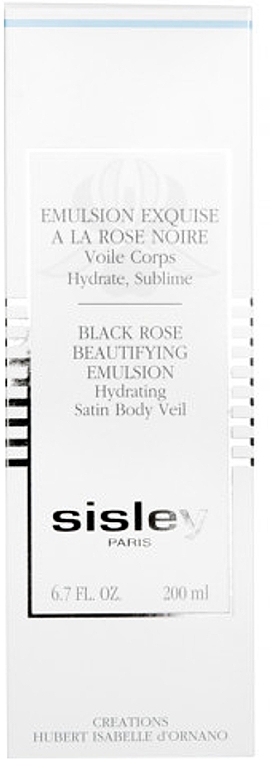 Feuchtigkeitsspendende Gesichtsemulsion mit schwarzer Rose - Sisley Black Rose Beautifying Emulsion — Bild N2