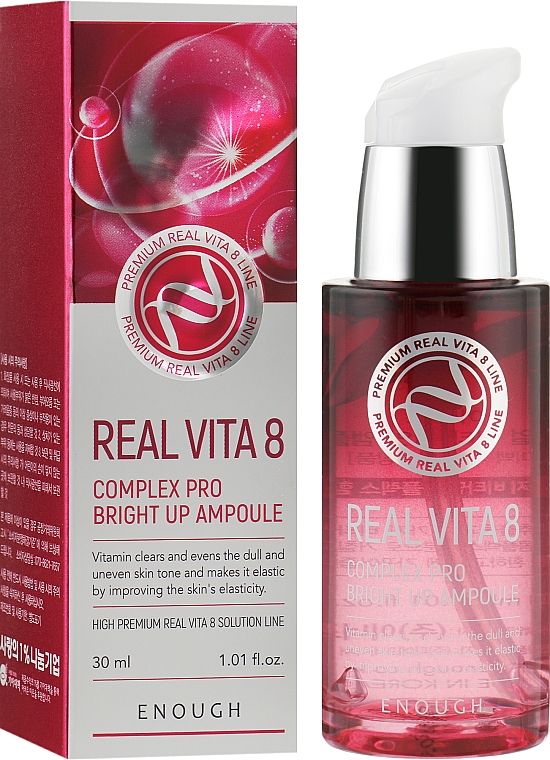 Gesichtsserum mit Vitaminkomplex - Enough Real Vita 8 Complex Pro Bright Up Ampoule — Bild N1