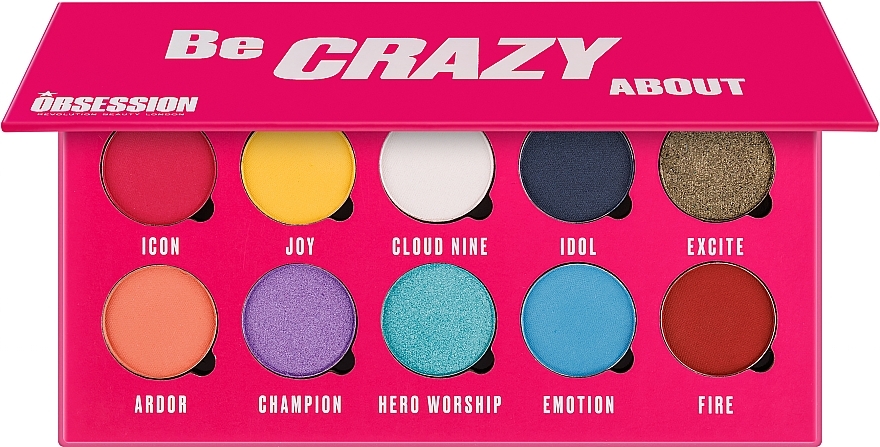 Lidschatten-Palette - Makeup Obsession Be Crazy About Eyeshadow Palette — Bild N1