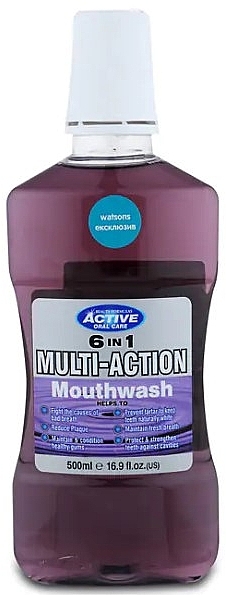 Mundwasser - Beauty Formulas Active Oral Care 6 In 1 Multi-action Mouthwash — Bild N1