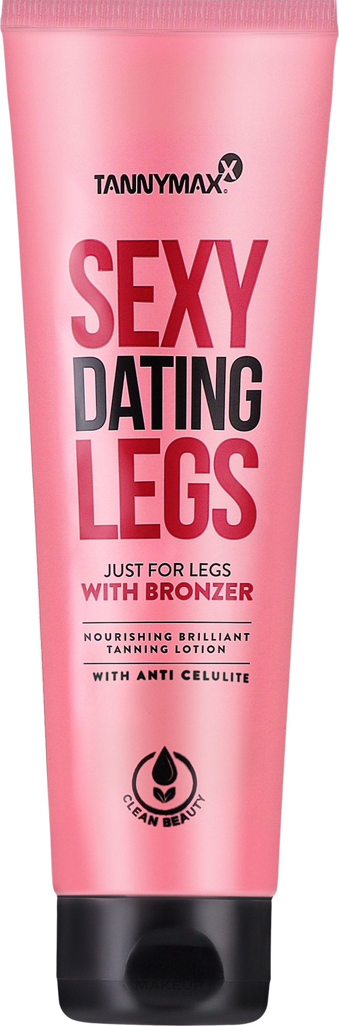 Pflegende Anti-Cellulite Bräunungslotion - Tannymaxx Sexy Dating Legs With Bronzer Anti-Celulite Very Dark Tanning + Bronzer — Bild 150 ml