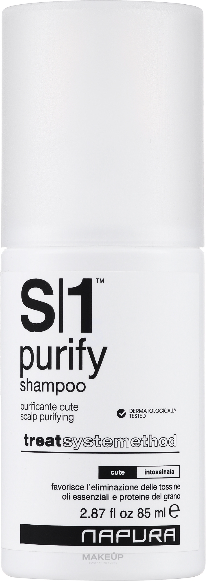 GESCHENK! Normalisierendes und reinigendes Shampoo - Napura S1 Purify Shampoo  — Bild 85 ml