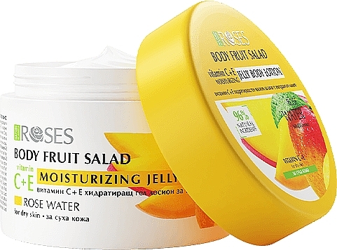 Feuchtigkeitsspendende Gel-Körperlotion - Nature Of Agiva Roses Body Fruit Salad Vitamin C+E Moisturizing Jelly Body Lotion  — Bild N1