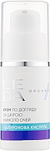 Augencreme mit Hyaluronsäure und Präbiotikum - Leda For Skin Around The Eyes Cream — Bild N1