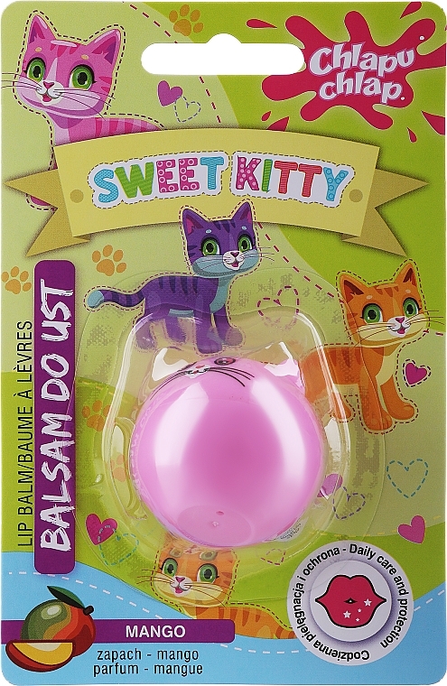 Lippenbalsam - Chlapu Chlap Sweet Kitty Lip Balm Mango — Bild N1