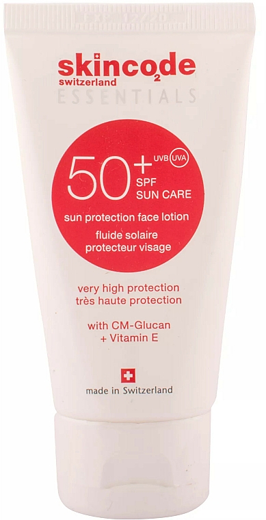 Sonnenschutzlotion für Gesicht SPF 50+ - Skincode Essentials Sun Protection Face Lotion SPF 50+ — Bild N1