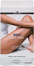Düfte, Parfümerie und Kosmetik Wachsstreifen für den Körper - Revitale Body Wax Strips Green Tea & Mint