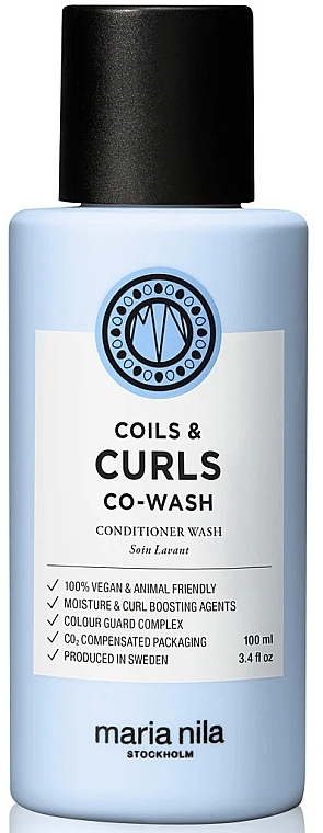 Feuchtigkeitsspendende Haarspülung - Maria Nila Coils & Curls Co-Wash  — Bild N1