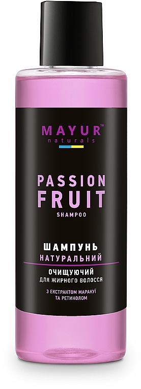 Natürliches Shampoo für fettiges Haar mit Passionsfrucht - Mayur Passion Fruit Shampoo — Bild N1