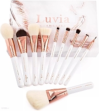 Make-up-Pinsel-Set 10-tlg. - Luvia Cosmetics Feather White Brush Expansion Set — Bild N1