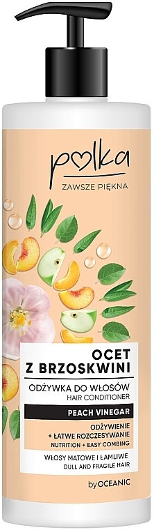 Haarspülung mit Pfirsichessig - Polka Peach Vinegar Conditioner