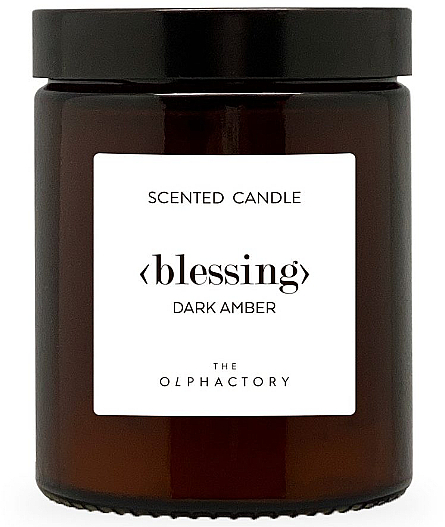 Duftkerze im Glas - Ambientair The Olphactory Dark Amber Scented Candle — Bild N1