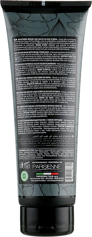 Regenerierende Haarmaske mit Birnensaft - Black Professional Line Noir Repair Prickly Pear Juice Mask — Bild N2