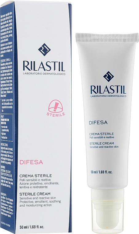 Sterile Creme für empfindliche und zu Irritationen neigende Haut - Rilastil Difesa Sterile Cream — Bild N2