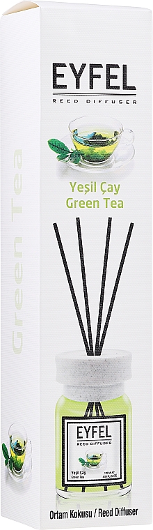 Raumerfrischer Green Tea - Eyfel Perfume Green Tea Reed Diffuser  — Bild N1