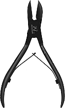 Düfte, Parfümerie und Kosmetik Nagelschere - Accuram Instruments Nail Nipper Black Chrome Plated 10cm, 12cm