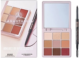 Set - Anastasia Beverly Hills Mini Modern Renaissance Brow Wiz Kit Dark Brown (eye/shadow/7.5g + brow/penc/0.08g) — Bild N1