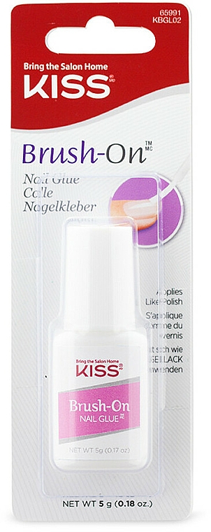 Nagelkleber - Kiss Brush-On Glue — Bild N1
