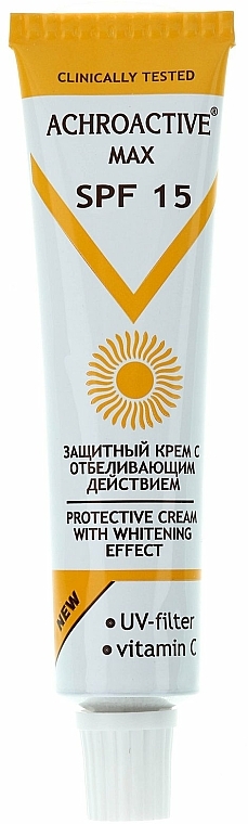 Aufhellende und schützende Gesichtscreme SPF 15 - Achroactive Max Protective Cream With Whitening Effect — Bild N1