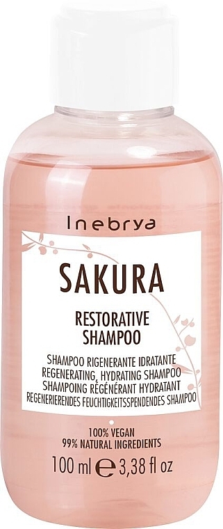 Regenerierendes und feuchtigkeitsspendendes Shampoo mit Kirschblüten-Extrakt - Inebrya Sakura Restorative Shampoo — Bild N1