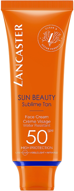 Sonnenschutz-Gesichtscreme - Lancaster Sun Beauty SPF50 — Bild N1