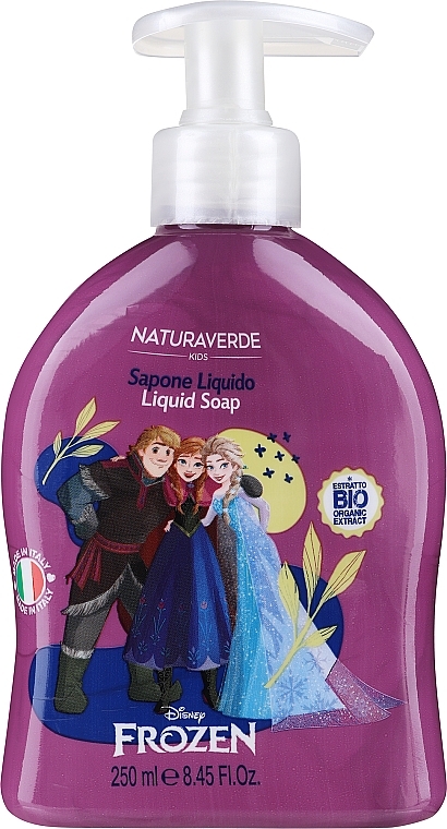Flüssigseife für Kinder Frozen, Kristoff, Anna und Elsa - Naturaverde Kids Frozen II Liquid Soap  — Bild N1