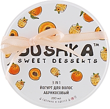 Düfte, Parfümerie und Kosmetik 3in1 Haarjoghurt mit Aprikosenduft - Dushka