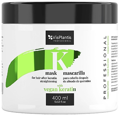 Haarmaske - Vis Plantis Hair Mask After Keratin Straightening — Bild N1