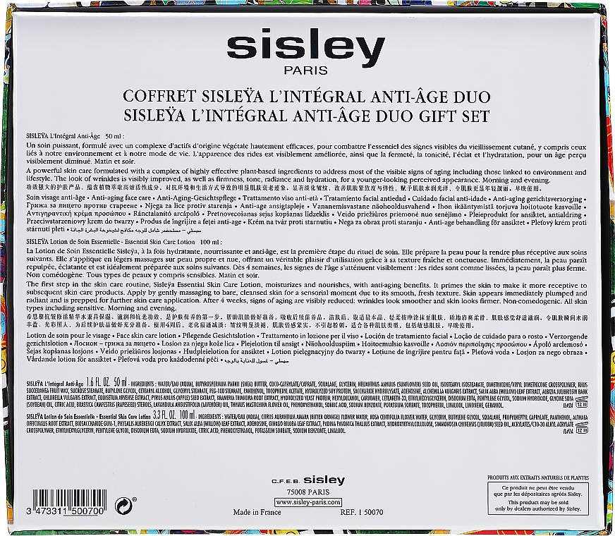 Gesichtspflegeset - Sisley The Integral Anti-Age Duo ((Anti-Aging Gesichtscreme 50ml + Pflegende Gesichtslotion 100ml) — Bild N3