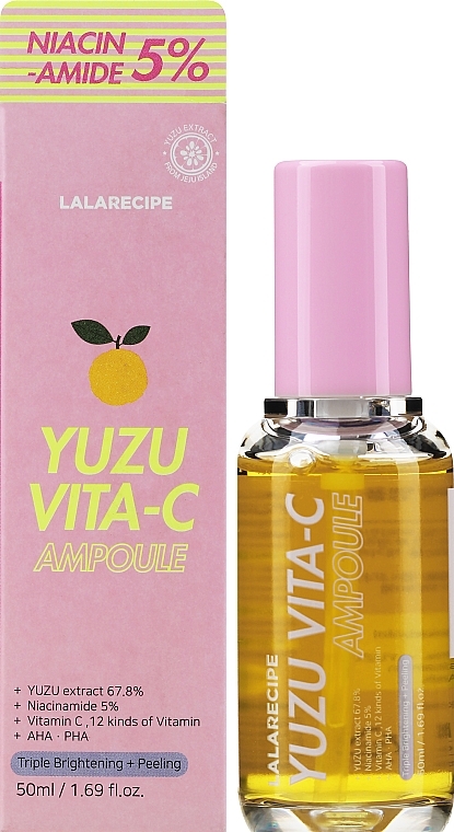 Feuchtigkeitscreme für das Gesicht mit Vitamin C - Lalarecipe Yuzu Vita-C Ampoule — Bild N2