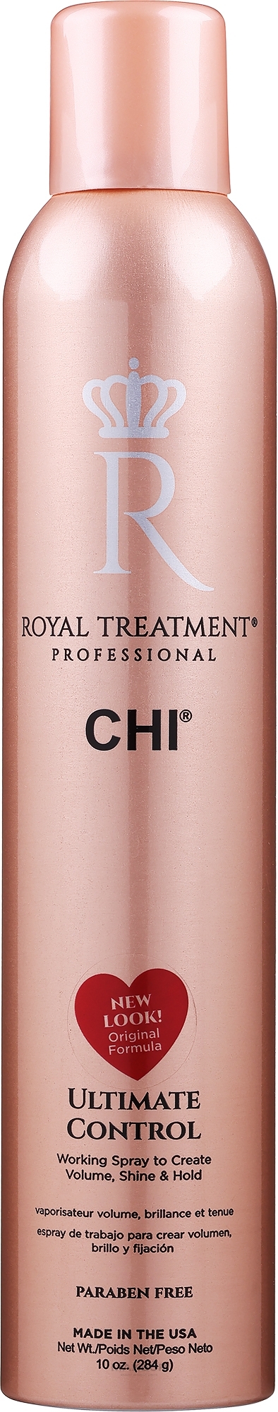 Schnelltrocknendes Haarspray für mehr Volumen - CHI Farouk Royal Treatment by CHI Ultimate Control — Foto 284 g