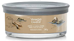 Duftkerze im Glas Amber & Sandalwood 5 Dochte - Yankee Candle Singnature — Bild N1