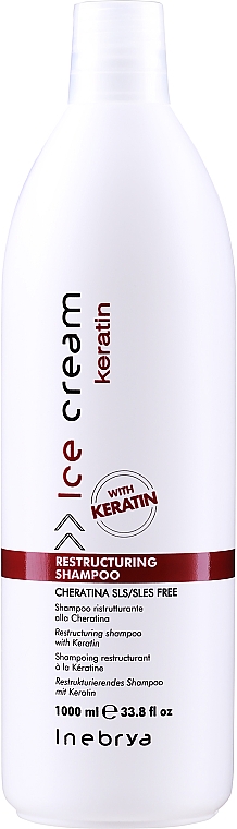 Restrukturierendes Shampoo mit Keratin - Inebrya Ice Cream Keratin Restructuring Shampoo  — Bild N7