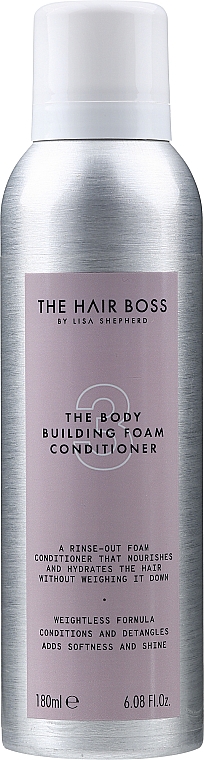 Schaum-Conditioner für das Haar mit Sheabutter und Arganöl - The Hair Boss The Body Building Conditioner — Bild N1