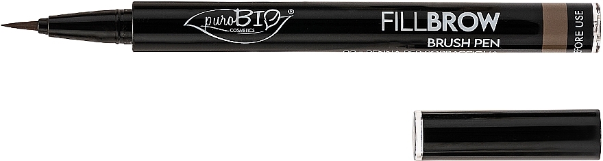 Augenbrauenstift - PuroBio Cosmetics Fillbrow Brush Pen  — Bild N2