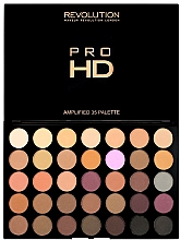 Духи, Парфюмерия, косметика Lidschattenpalette - Makeup Revolution Pro HD Palette Amplified 35