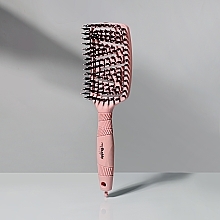 Haarbürste mit Wildschweinborsten rosa - myBuddy — Bild N2