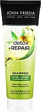 Haarwiederherstellungsshampoo - John Frieda Detox & Repair Shampoo (Tube)  — Bild N1