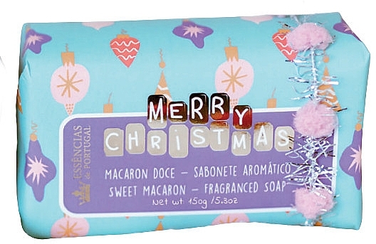 Seife Süßes Macaron - Essencias De Portugal Merry Christmas Sweet Macaron Soap — Bild N1