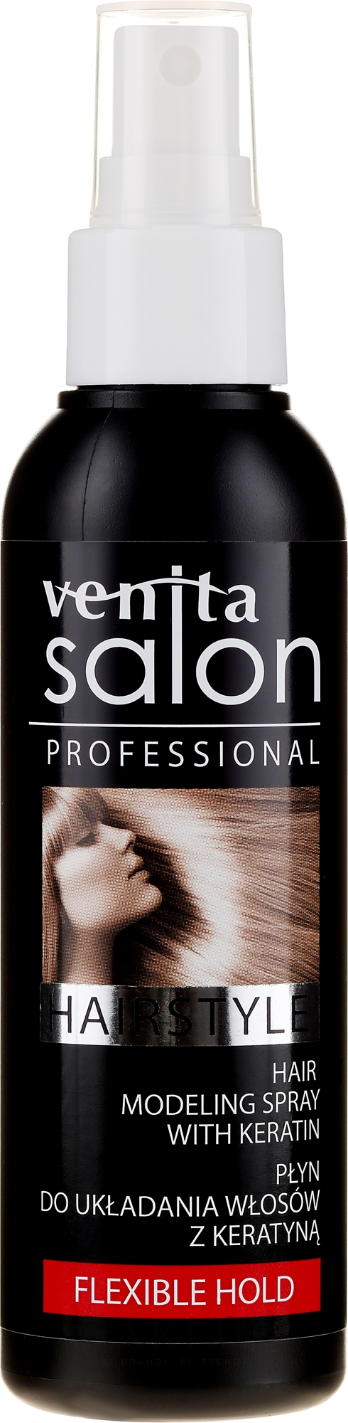 Modellierendes Haarspray mit Keratin - Venita Salon Professional Flexible Hold Hair Modeling Spray — Bild 130 ml