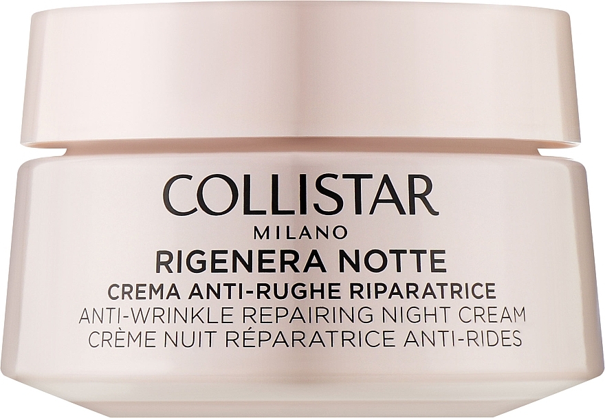 Nachtcreme für Gesicht und Hals - Collistar Rigenera Anti-Wrinkle Repairing Night Cream — Bild N1