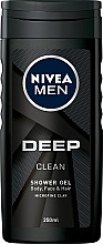 Duschgel - NIVEA Men Deep Clean Shower Gel — Bild N1