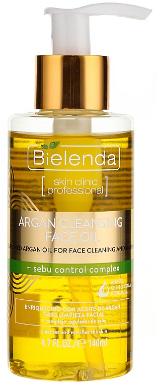 Reinigendes Arganöl für das Gesicht - Bielenda Skin Clinic Professional — Bild N1