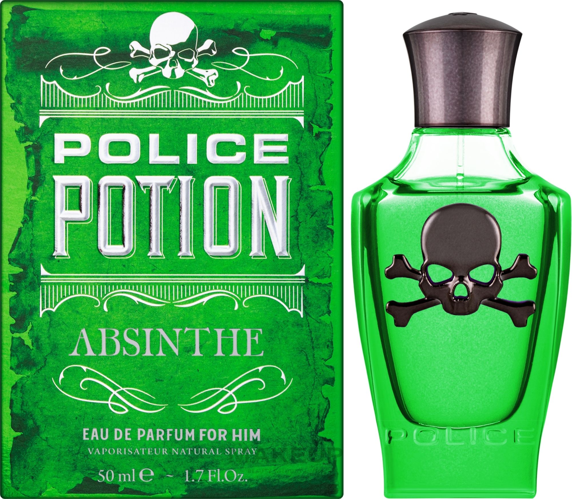 Police Potion Absinthe  - Eau de Parfum — Bild 50 ml